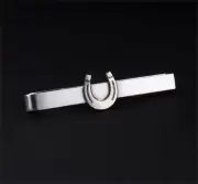 GEORG JENSEN Sterling Silver Tie Clip w. Horseshoe # 592B. Arno Malinowski. NEW!