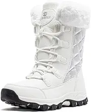 [HOBIBEAR] Women's Snow Boots Anti-Slip Waterproof Outdoor Shoes Winter Snow Boots Warm Fur Lined Comfortable Shoes for Women