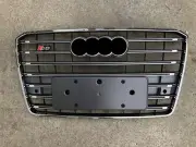 S8 Style Chrome ring Strip Front bumper Grille Grill For Audi A8 S8 D4 2014-2017 (for: Audi)