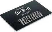 [Jaimie Jacobs] RFID Protection Card (RFID Blocking, NFC Blocking) (Black)