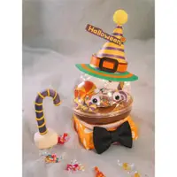 在飛比找ETMall東森購物網優惠-萬圣節蛋糕裝飾水晶球慕斯球禮帽帽子幽靈南瓜蝙蝠蛋糕插牌插件