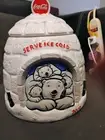 Coca Cola Polar Bear Igloo Cookie Jar 2005 Coke Houston Harvest