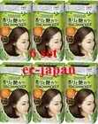 Kao Blaune Aroma Natural Glossy Cream Gray Hair Color Hair Dye "5 Brown" 6 set