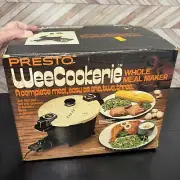 Vintage Presto Wee Cookerie Whole Meal Maker Pressure Pan Cooker