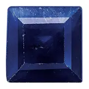 Gemstone Blue Sapphire A Quality 2.75mm Square Step-Cut