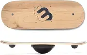Whirly Board - Wide Standing Desk Balance Board Anti Fatigue - Wooden Balance Board for Home Office - Standing Desk Exercise Equipment for Home Workouts - Wobble Board for Agility and Yoga