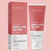 DERMA Bright & Even Tone Face Wash with Niacinamide, Vitamin E and Kojic Acid | Daily Gentle Face Cleanser For Tan, Pigmentation, Uneven Tone, Dark Spot Removal - 70G