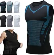 [NPSMOPC] Maynox Compression Shirt, Maynox Vitaboost Shirt, Vitaboost Compression Shirt, Ionic Shaping Sleeveless Shirt for Men