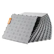 Garage Tiles Interlocking 12x12 in 50 Pack Garage Flooring Tiles Silver