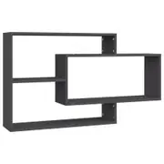 Wall Shelves Grey 104x20x58.5 cm Chipboard