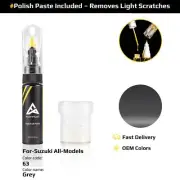 Touch Up Paint For Suzuki All Models 63 Grey With Polish Paste