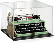 Acrylic Display Case for LEGO 21327 Ideas Typewriter Figure Storage Box Dust Proof Glue Free