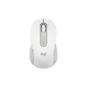 Logitech Signature M650 Mouse - Bluetooth - USB - Optical - 5 Button(s) - 5 Programmable Button(s) - Off White - Wireless
