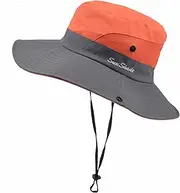 [LOLOFR] Women's Outdoor Breathable Lightweight Sun Hat for Spring and Summer, with Ponytail Hole, Family-Parent Style