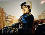 Printed needlepoint Tapestry Canvas Only 30 X40 Cm Great Lady