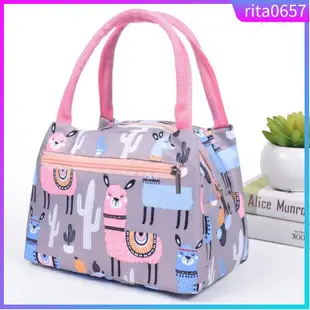 Cartoon Printed Lunch Bag Insulated Thermal Cool Bags Picnic