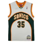 Authentic Mitchell & Ness Clot Sonics Kevin Durant Jersey 44 L $400 Merino Wool