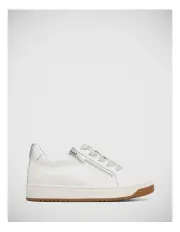 [Wittner] Deyse Leather Sneaker in White/Grey