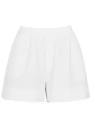 Aexae Cotton-poplin Shorts - White - M (UK 12 / M) M (UK 12 / M)