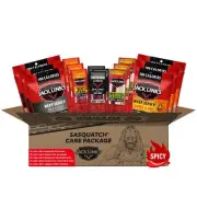 Spicy Beef Jerky Gift Basket Variety Pack - Includes Jerky, Meat & Cheese Com...