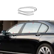 For BMW 7 Series 2009-2015 Window Molding Black Titanium Trim Decoration Strips (for: BMW)