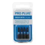 Industries -Plug Tool for PVC and Composite Bits - 4 Pack (Deck)