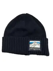 Patagonia Brodeo Beanie Unisex Men Women Winter Hat Navy Blue Wool Blend