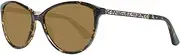 [GUESS by Marciano] Guess GM0755 5750E by Marciano Sunglasses GM0755 50E Butterfly Sunglasses 57, Brown, brown, 57