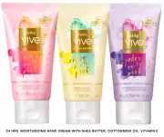 Hand Cream VIVE by Esika Berry Love, Citrus Energy & Petal Power 3-Pack Bundle!
