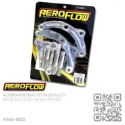 AEROFLOW BILLET ALTERNATOR BRACKET LHS LOW MOUNT [CHEV V8 427-454-502 BIG BLOCK]