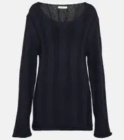 [The Row] The Row Ribbed-knit wool sweater AU 16 blue