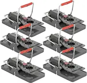 Victor M393SSR 6-Pack Power-Kill Mouse Trap, 6, Grey