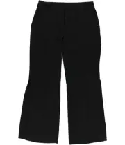Rachel Roy Womens Split Front Casual Trouser Pants, Black, 23 Regular