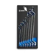 Capri Tools 75-Degree Deep Offset Double Box End Wrench Set, 1/4 to 1 in, SAE...