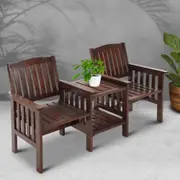 Wooden Love Seat Bench
