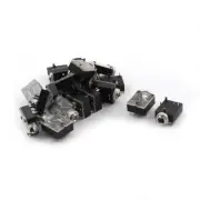 3.5mm Headphone Audio Jack Socket 5-Pin PCB Panel Mount Connector 20pcs