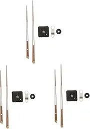 HOMSFOU 3 Sets Elegant DIY Clock Hands High Torque Movement Kit for Modern Wall Clocks