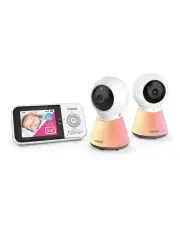 [VTech] BM3350N Full Colour Digital Baby Monitor Home Security 2 Camera 7cm in White