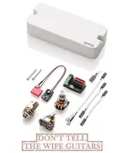 EMG P60 WHITE P-90 STYLE HOUSING ACTIVE SOLDERLESS GUITAR PICKUP POTS & WIRING