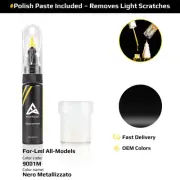 Touch Up Paint For Lml All Models 9001M Nero Metallizzato With Polish Paste