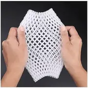 50pcs Foam Net Sleeve Pocket Shockproof Protection Transport Packing, for Vegetable Fruit Wine Bottle Fragile Items Dedicated Mesh Bag Accessories (Size : 12X7cm)