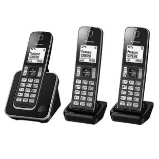 【Panasonic 國際牌】中文數位 KX-TGD313TW DECT 三子機無線電話