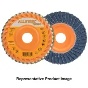 Walter 06Y458 4-1/2x5/8-11 ALLSTEEL TURBO Flap Disc Spin-On 80 Gr Type 27S 10 pk