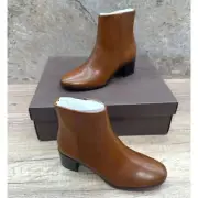 Patricia Nash Ankle Boots Womens Size 5.5M EU 35.5 Tan Leather Marcella NIB