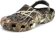 [8 Fans] Camo Clogs for Men,Outdoor Garden Slip On Sandals Summer Water Beach Shoes Lightweight Breathable Non Slip Casual Slippers