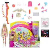 在飛比找momo購物網優惠-【Barbie 芭比】驚喜造型娃娃霓虹組合