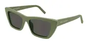 Saint Laurent SL 276 MICA 057 Men's Sunglasses Green Size 55