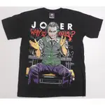 【MR.17】 JOKER 蝙蝠俠小丑 希斯萊傑 WHY SO SERIOUS 美式漫畫風進口短袖T恤 (N299)