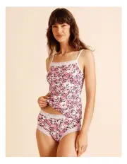 [Soho] Everyday Lace Full Brief in Pink