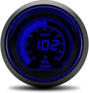 ALAGPNPMZH 2 Inch 52mm Car Digital Turbo Boost Gauge Controller PSI Water Temp Oil Temp Oil Pressure Gauge Voltmeter Tachometer RPM Meter Boost Meter(Oil Temp Gauge)